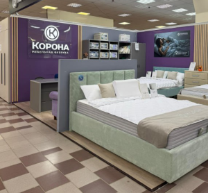 Фирменный салон «КОРОНА», Сибирский тракт 34, 3 этаж ТЦ «Мегга-Мебель»